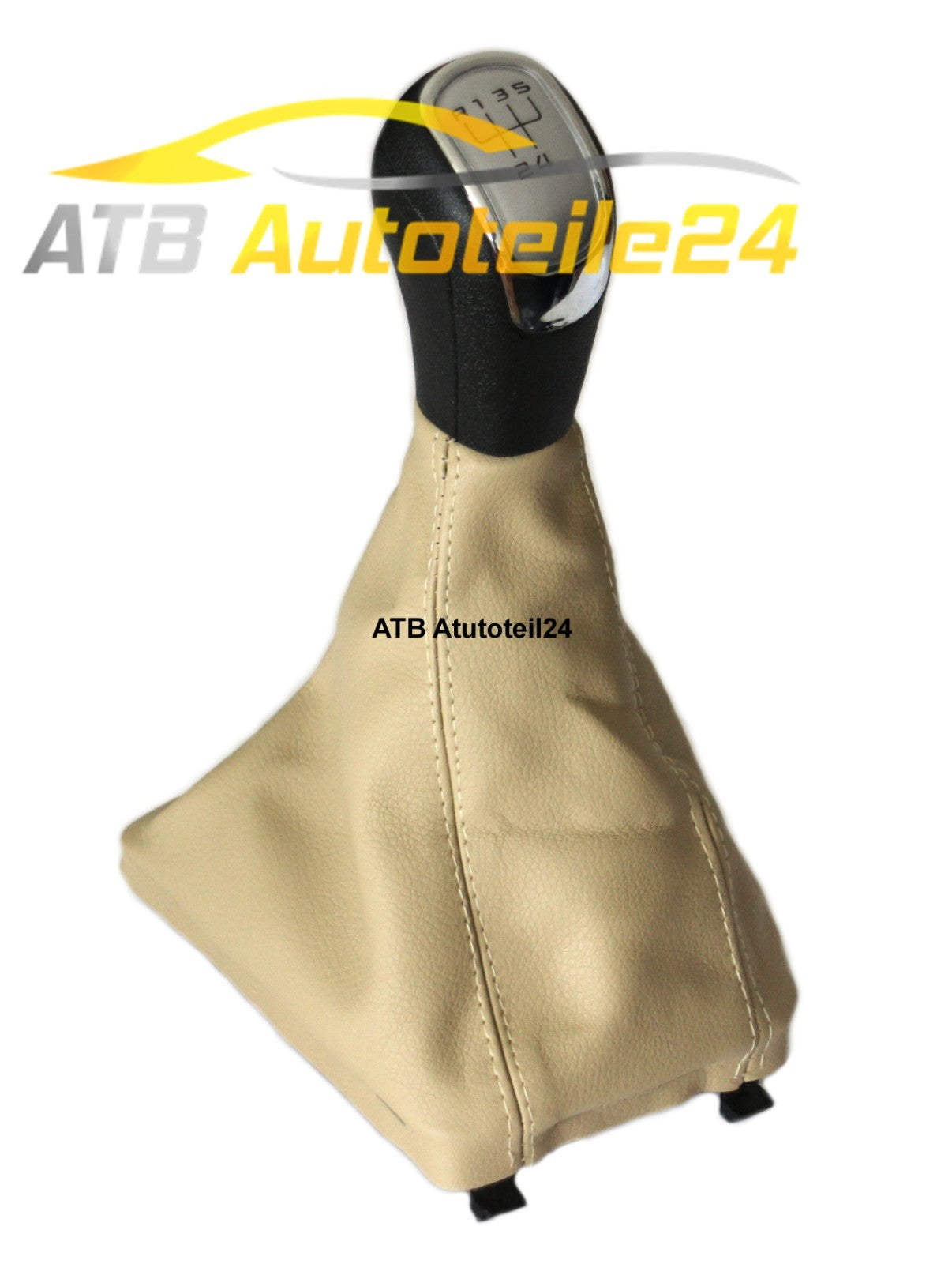 Schaltmanschette Schaltknauf Schaltsack BEIGE für Skoda Octavia Superb II 2 Yeti