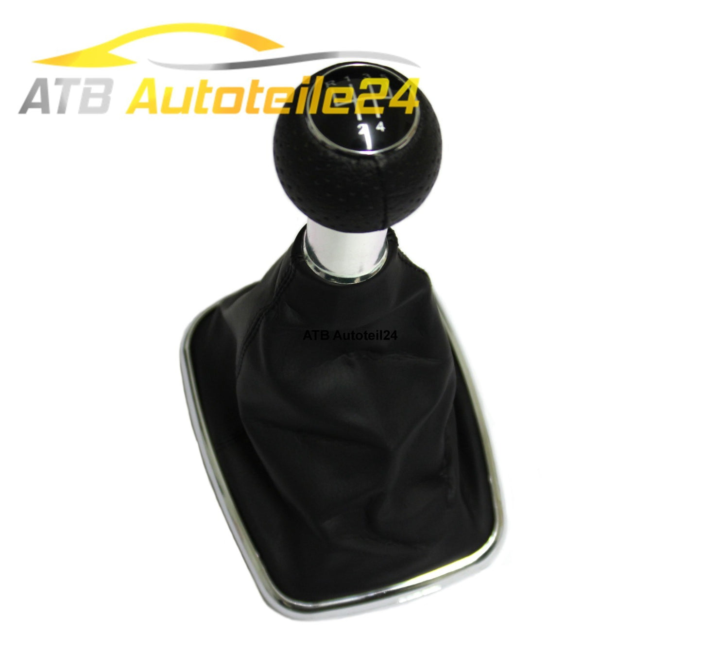 Schaltknauf Schaltsack Schaltmanschette für VW Golf 4 Bora Alu + Chrom GTI