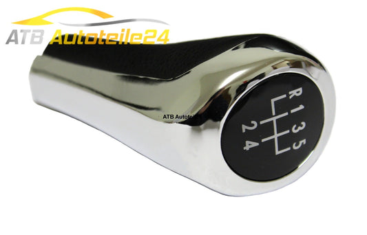 Schaltknauf Schaltknopf Schalthebel passt für BMW X3 E83 X5 E53 Chrom Silber 5G