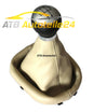 Schaltsack Schaltknauf Schaltmanschette BEIGE für VW Touran Caddy 2K 3 5-Gang