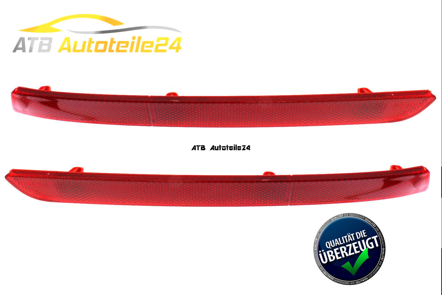 Reflektorleuchte Rückstrahler SET passend für VW T5 Facelift hinten Re + Li