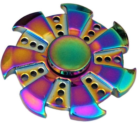 Fidget Spinner Metall Spielzeug Stress Alloy  Entspannung Rainbow Focus