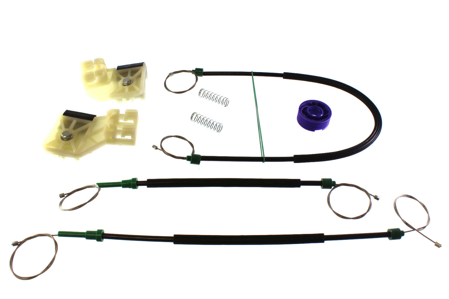 Fensterheber Reparatursatz SET für VW Polo 9N 4 / 5 Türig vorne links 