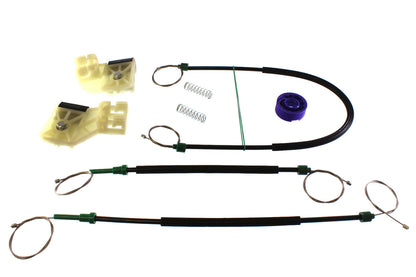 Fensterheber Reparatursatz SET für VW Polo 9N 4 / 5 Türig vorne links 