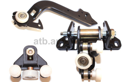3er SET Rollenführung passt für VW Crafter 2E MB Sprinter 906 ab 06 R Schiebetür