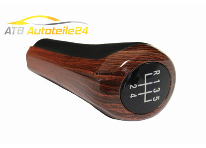 Schaltknauf Schaltknopf Schalthebel passt für BMW 3er Cabrio Coupe Holz Braun 5G