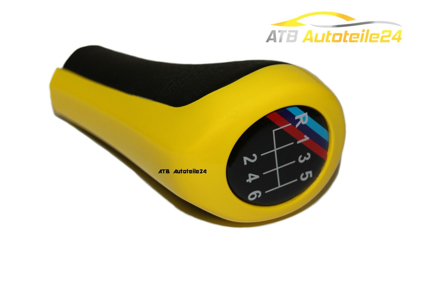 Schaltknopf Schaltknauf passend passt für BMW 3er 5er 6er X3 X5 GELB M PAKET 6G