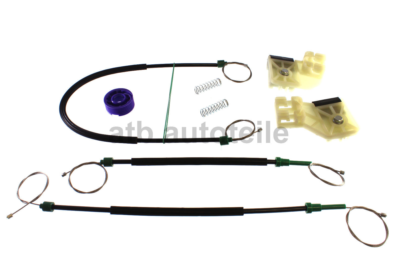 Fensterheber Reparatursatz SET Clip passt für VW Polo 9N 9N2 9N3 vorne rechts
