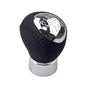 Schaltknauf Schalthebel Leder für Mazda 6 5 3 RX MPV 626 RX8  Schwarz Chrom 6 G