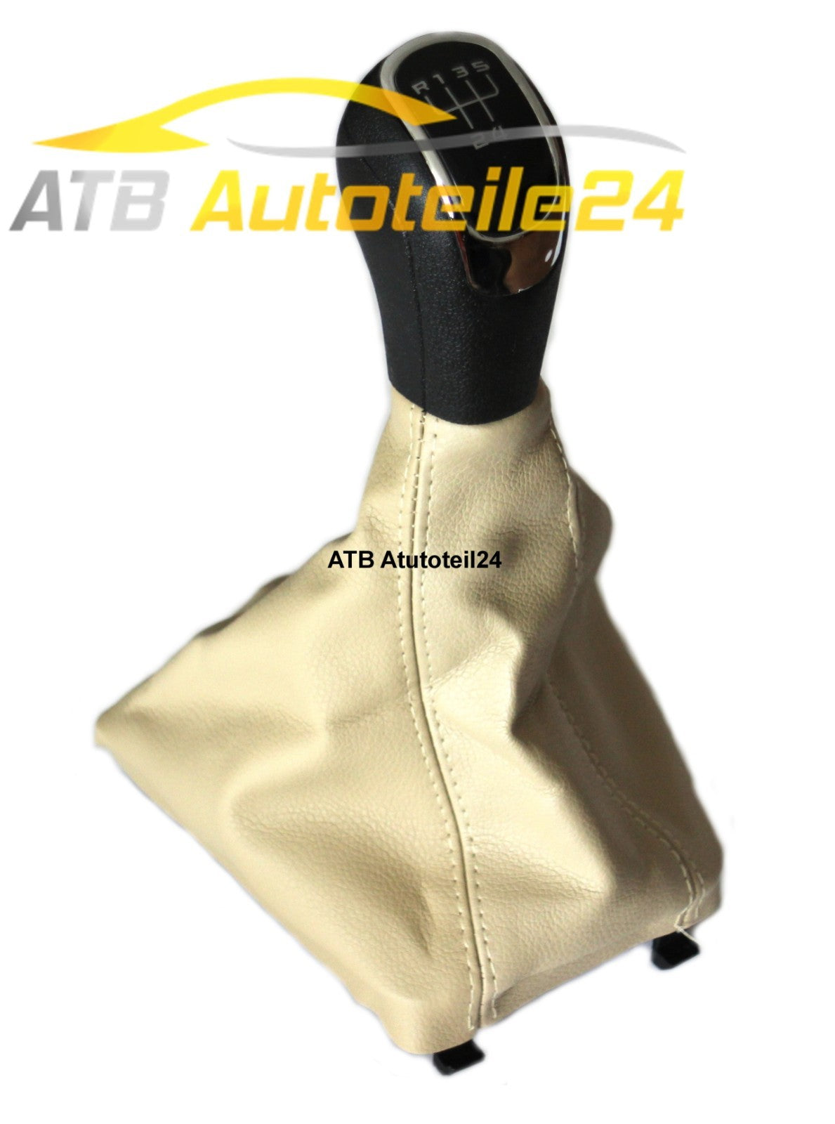 Schaltmanschette Schaltknauf Schaltsack BEIGE für Skoda Octavia Superb II 2 Yeti