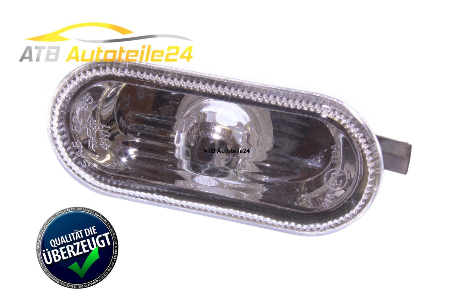 1 Seitenblinker Blinkleuchte passt für VW T5 Polo R6 Amarok Klarglas Chromoptik 