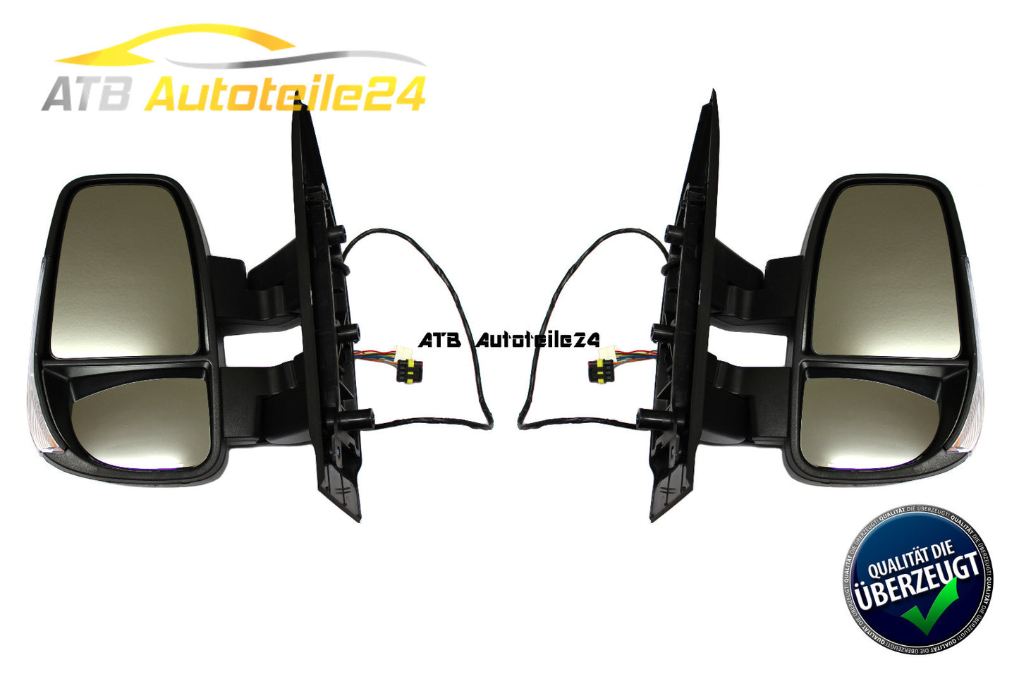 2 Außenspiegel Kurz Arm passt für Iveco Daily ab Bj. 2014 E.Beheizbar SET L&R
