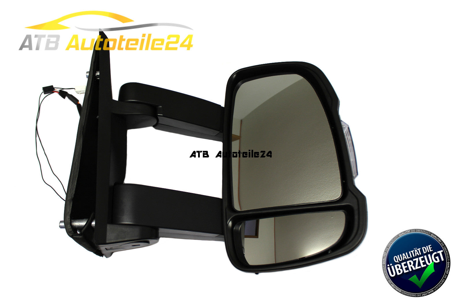 E.Außenspiegel langer Arm passt für Fiat Ducato 250 Citroen Jumper Peugeot Box R