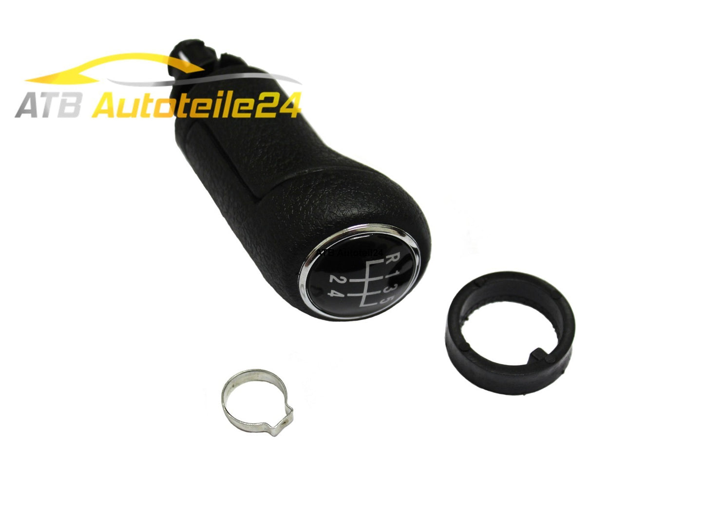 Schaltknauf Schaltknopf Schalthebel passt für VW Polo 9N Schwarz 5-Gang Neu