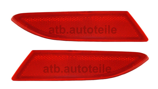 2x Reflektorleuchte Rückstrahler passend für Ford Focus III 3 hinten SET L & R