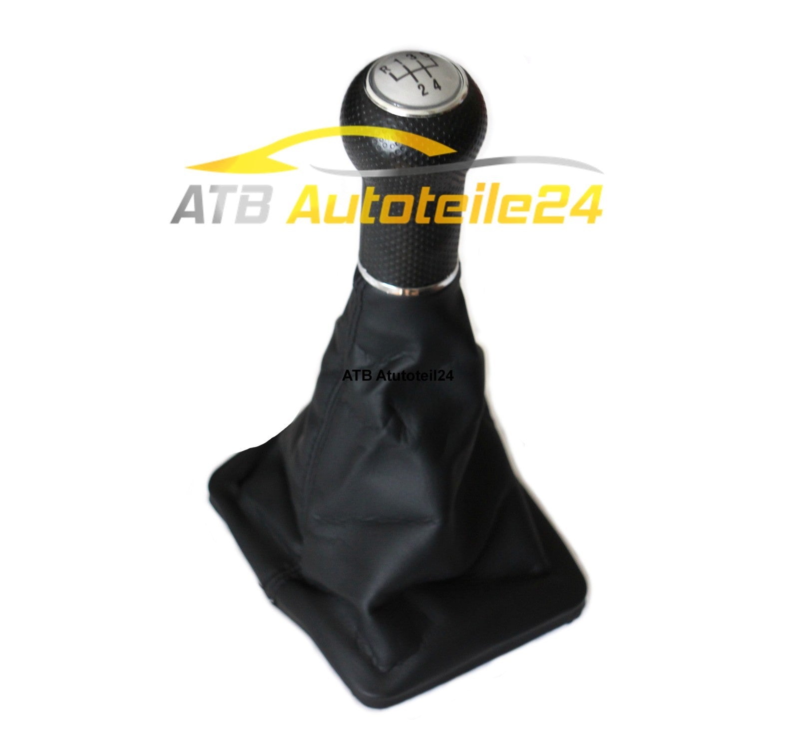 Schaltknauf Schaltsack Schaltmanschette Grau Silber VW Golf 4 IV MK4 Bora 5-Gang