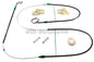Fensterheber Reparatursatz SET Clip vorne links passt für BMW 3er E46 1998-2001