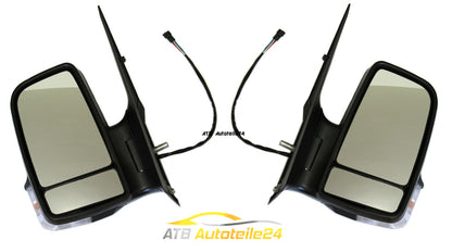 2x Außenspiegel Spiegel passt für Mercedes Sprinter Neu L + R  906 VW Crafter