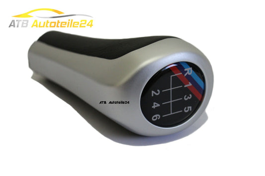 Schaltknauf Schaltknopf Schalthebel passt für BMW 3er 5er 6er X3 X5 Silber 6 G
